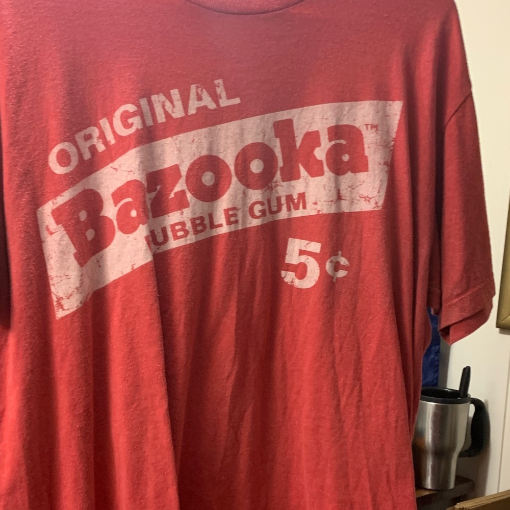 Men's Red Graphic Tee